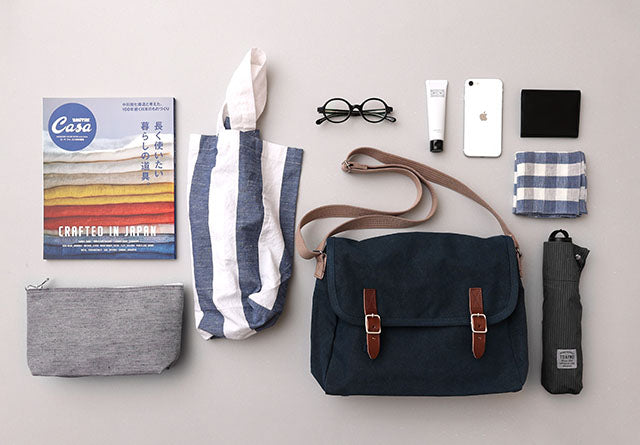 中川政七商店  大日本市 BAGWORKS POSTMAN 2 ネイビー