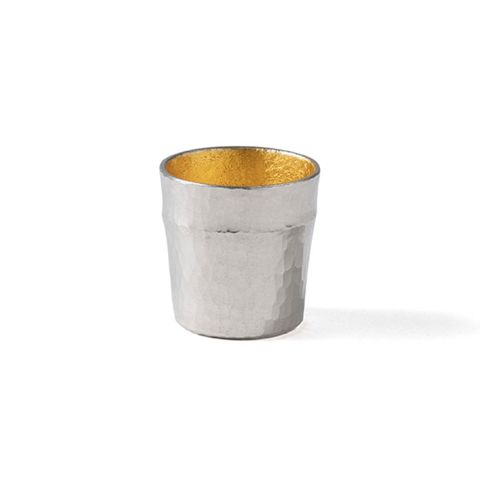 【和紙でラッピング済】 能作 竹型酒器セット 金箔