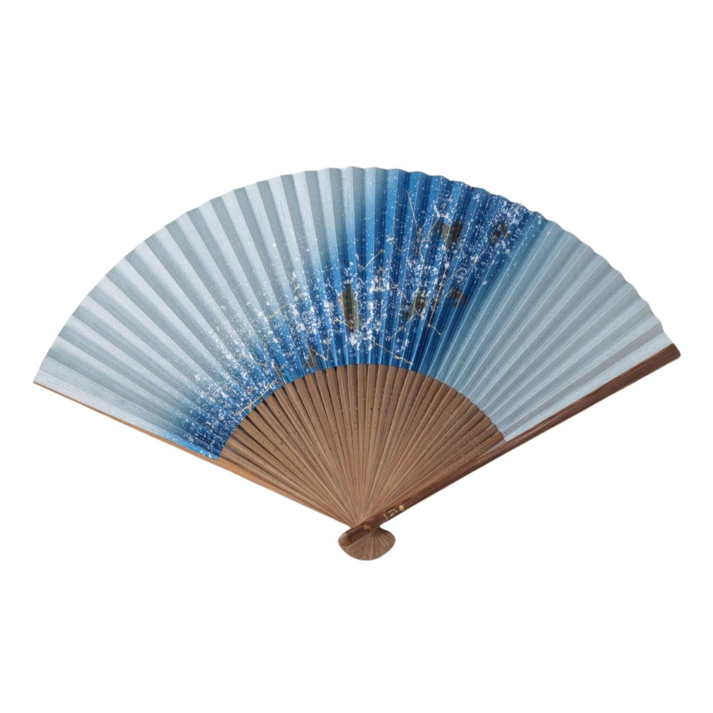 【和紙でラッピング】  箔一 金沢扇子 泊美  ちらし美 天の川
