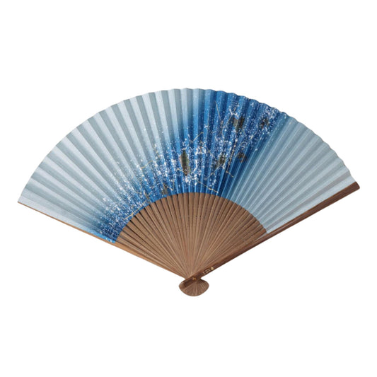 【和紙でラッピング】  箔一 金沢扇子 泊美  ちらし美 天の川