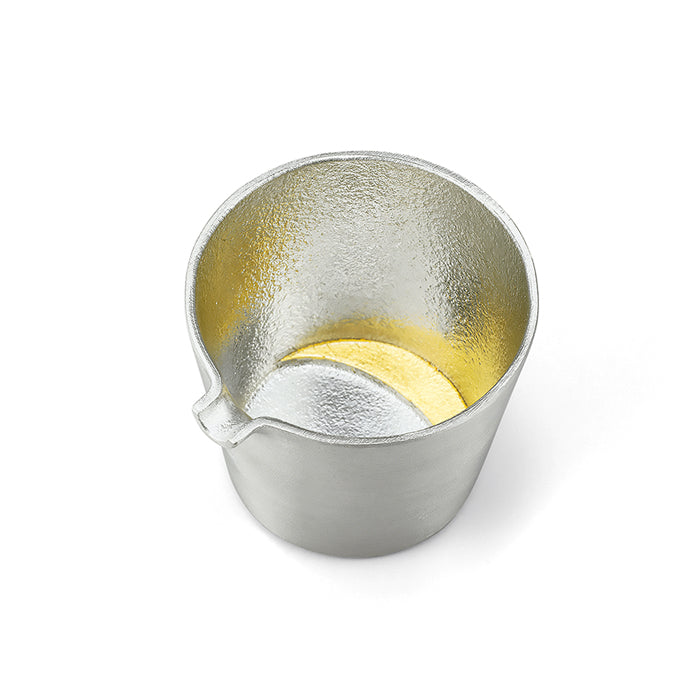 【和紙でラッピング済】 能作 月の酒器セット 金箔( 片口 + ぐい呑 2個)