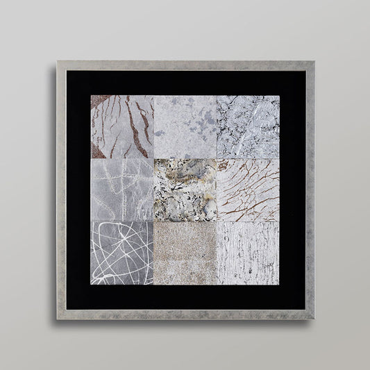 【和紙でラッピング済】  箔一 LUXE SILVER ( Silver / midium ) 壁掛けインテリア