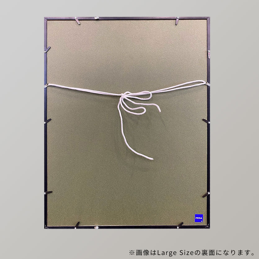 【和紙でラッピング済】 箔一 LUXE SILVER ( Silver / midium ) 壁掛けインテリア