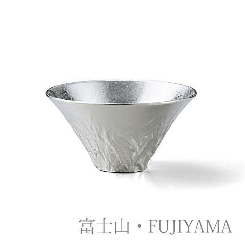 【和紙でラッピング済】 能作 ぐい呑 富士山 FUJIYAMA 2ヶセット
