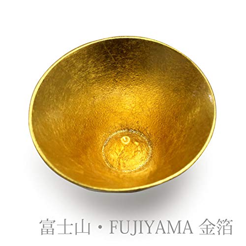 【和紙でラッピング済】 能作 片口 大 + 富士山FUJIYAMA − 錫 ・ 金 桐箱入り