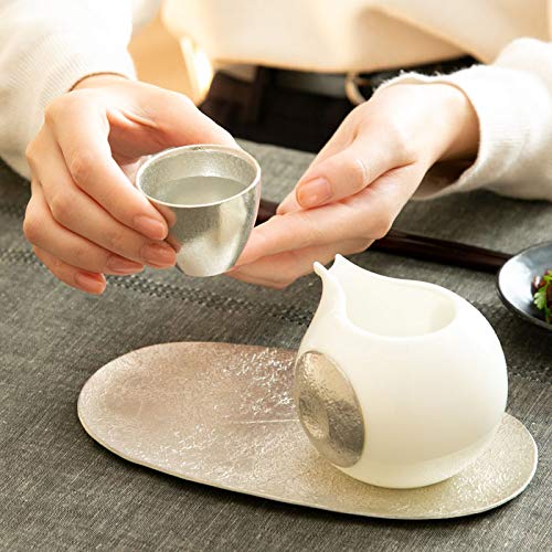 【和紙でラッピング済】 能作 ちょい呑みセット - ぐい呑 1ヶ入 - 氷割