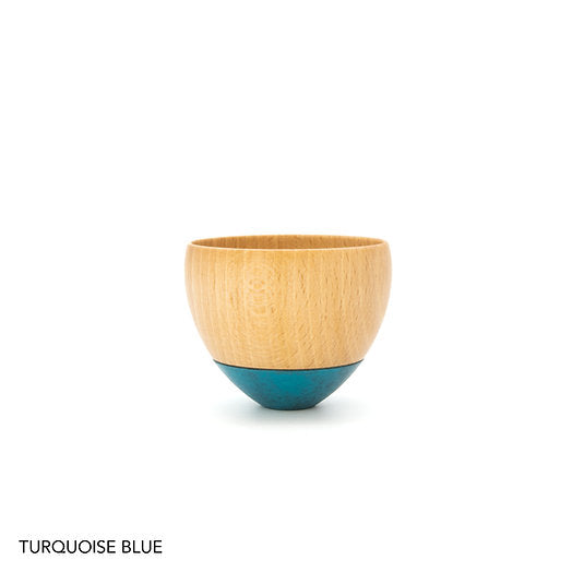 【和紙でラッピング済】 KISEN Guinomi Sake Cup DON ターコイズブルー