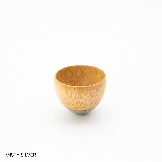 【和紙でラッピング済】 KISEN Guinomi Sake Cup DON ミスティシルバー