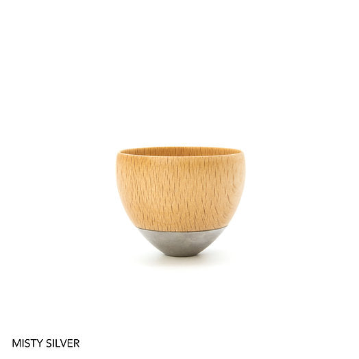 【和紙でラッピング済】 KISEN Guinomi Sake Cup DON ミスティシルバー