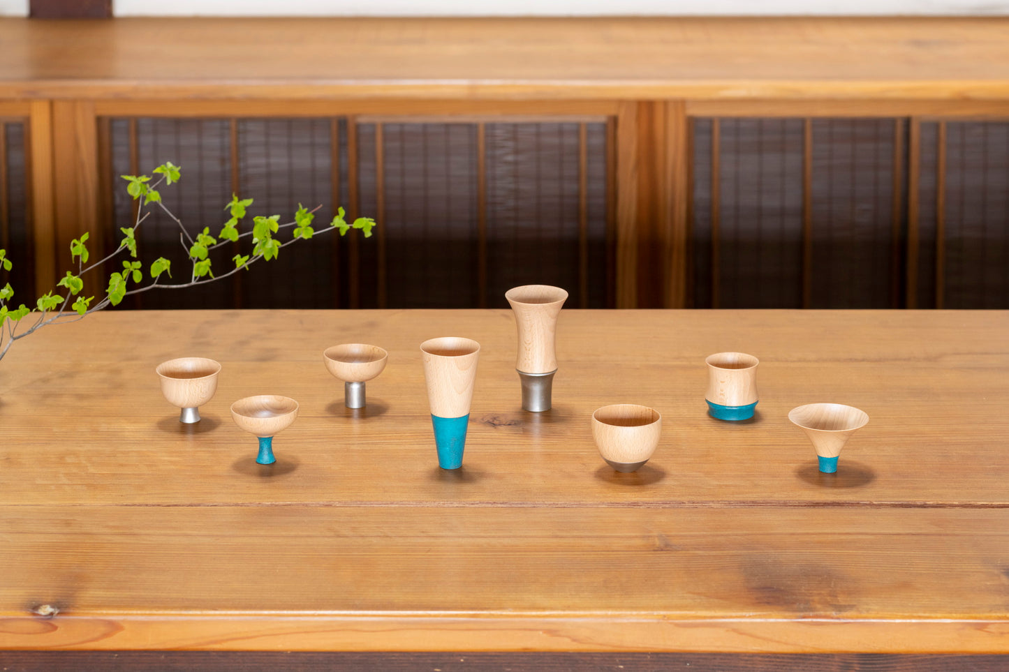 【和紙でラッピング済】 KISEN Guinomi Sake Cup DON ターコイズブルー