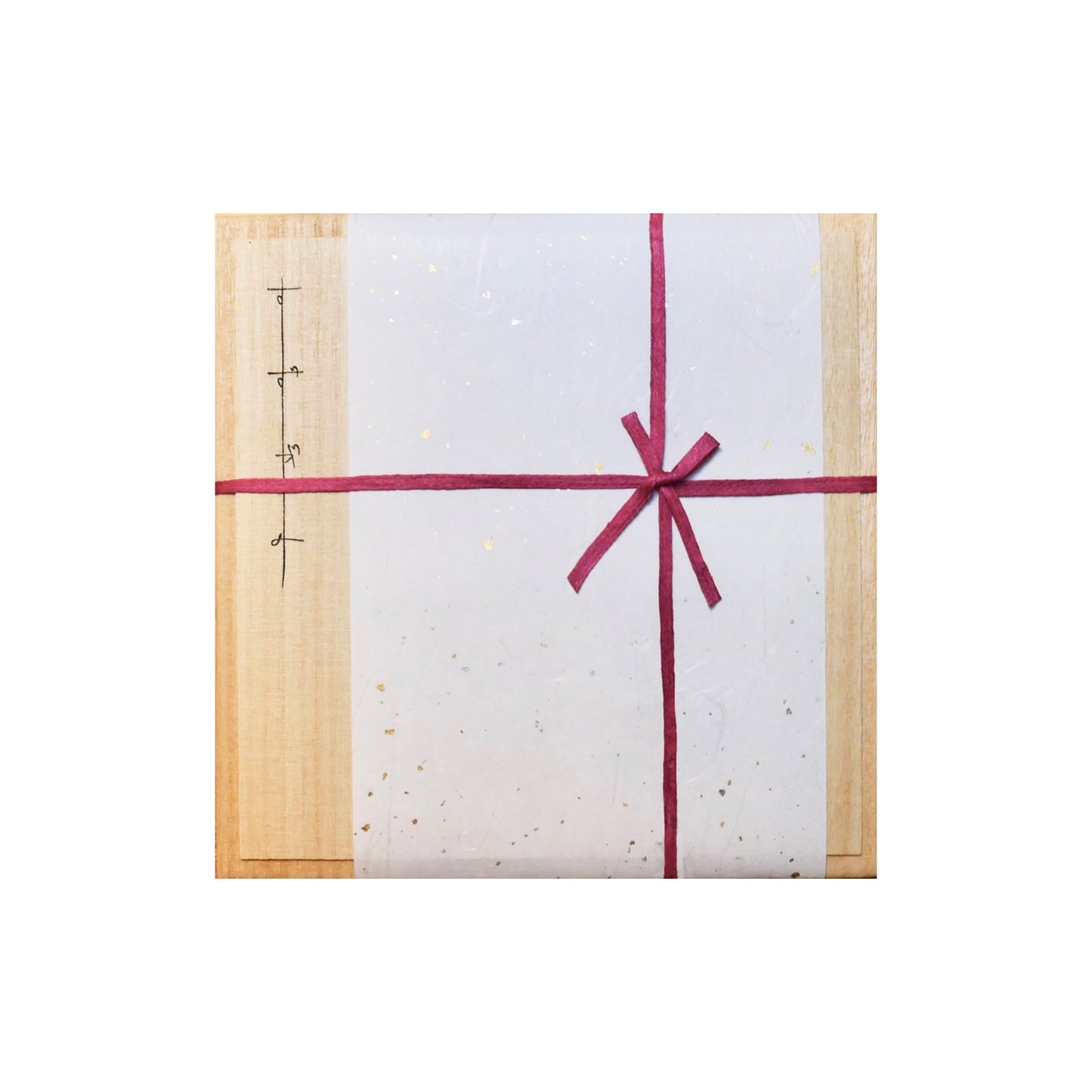【和紙でラッピング済】 shouryu すずがみ 13×13 2枚 桐箱入