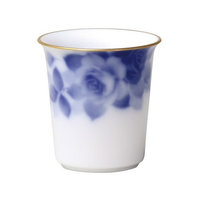 [Wrapping with Japanese paper] Blue Rose (8011) Mini cup pair set 2 pieces Guinomi