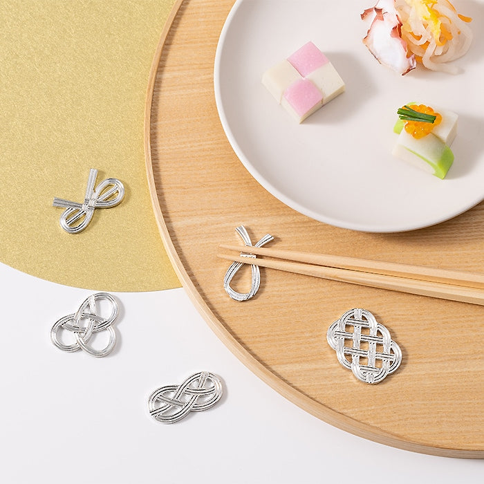 [Wrapped with Japanese paper] Chopstick rest - knot - 5 pieces