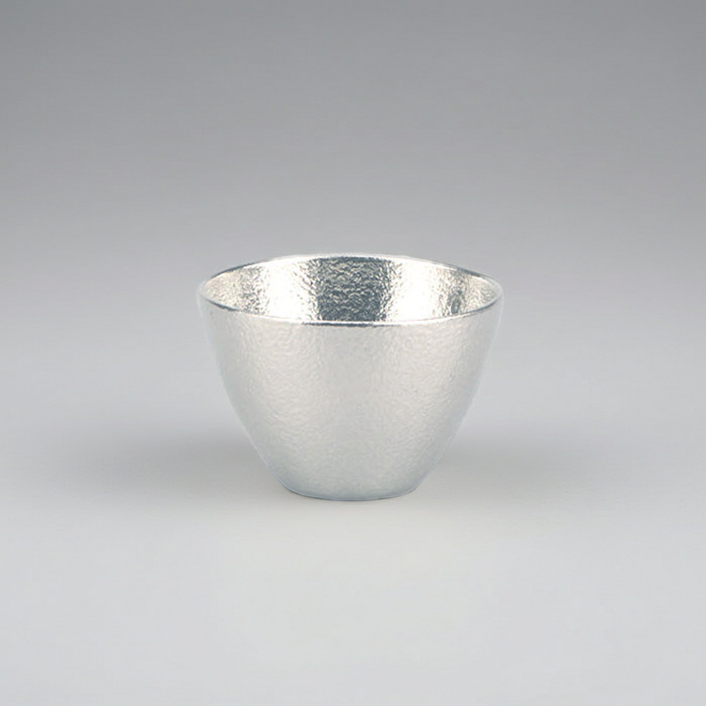 [Wrapping with Japanese paper] Tinware Guinomi