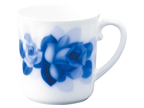 [Wrapping with Japanese paper] Blue Rose Janet Mug