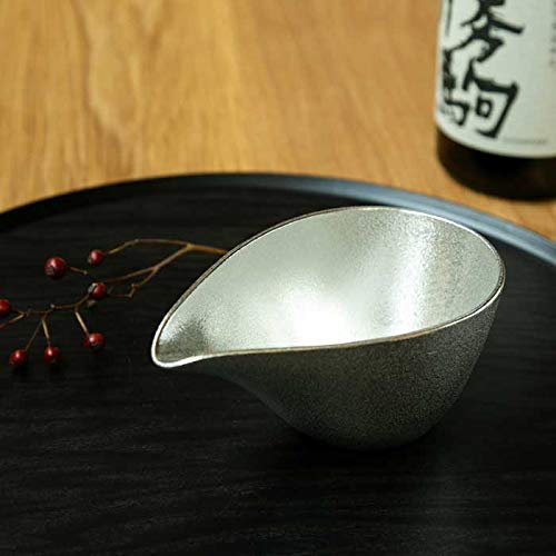 [Wrapping with Japanese paper] Katakuchi - Medium + Sake cup set in a paulownia box