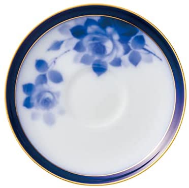 [Wrapped with Japanese paper] 100th Anniversary Blue Rose Morning Cup &amp; Saucer 26C/8011-R